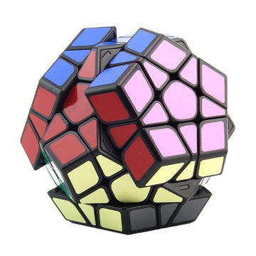 SHUYUE Megaminx Speed Cube 3x3 Dodecahedron Puzzle - Black Plastic Classic Design