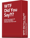 Toys Uncle (Wtf Did You Say A Party Game Against All Dignity And Morality Full Game, Xl Set Of 594 Cards