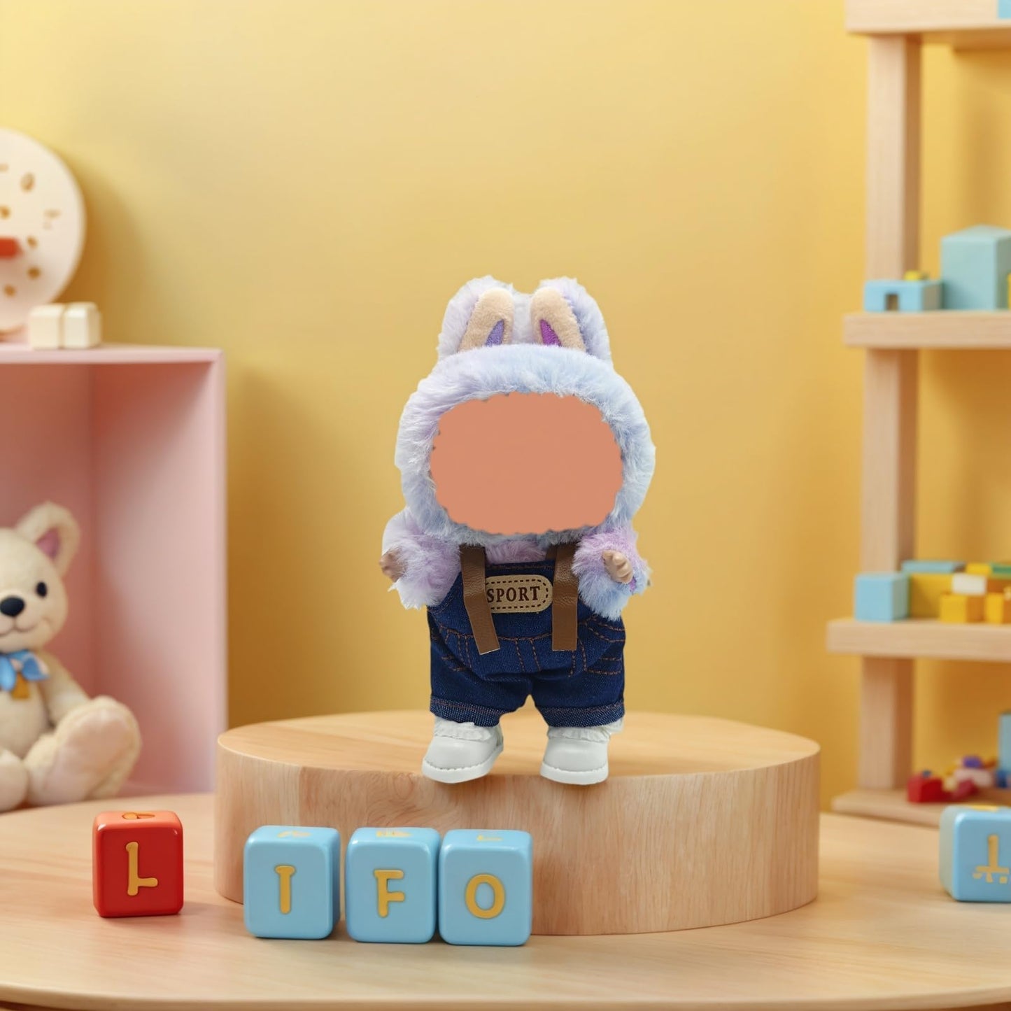 2025 New Version Doll Shoes 1 Pair enhanced White Laces Shoes Perfect Match for bubu Clothes Shoes for 15&17cm Doll Accessories