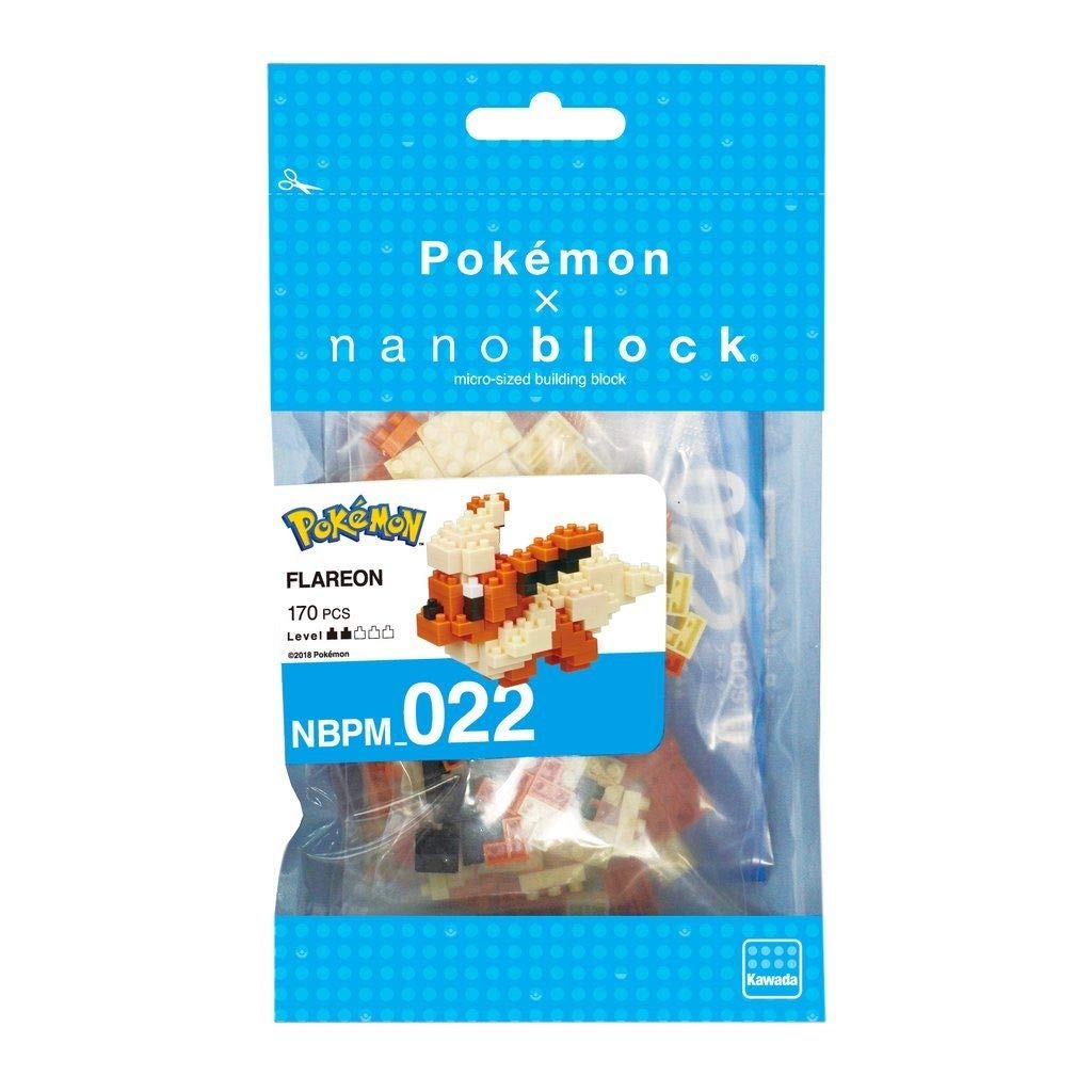 Nanoblock - Pokémon - Flareon, Pokémon Series Building Kit