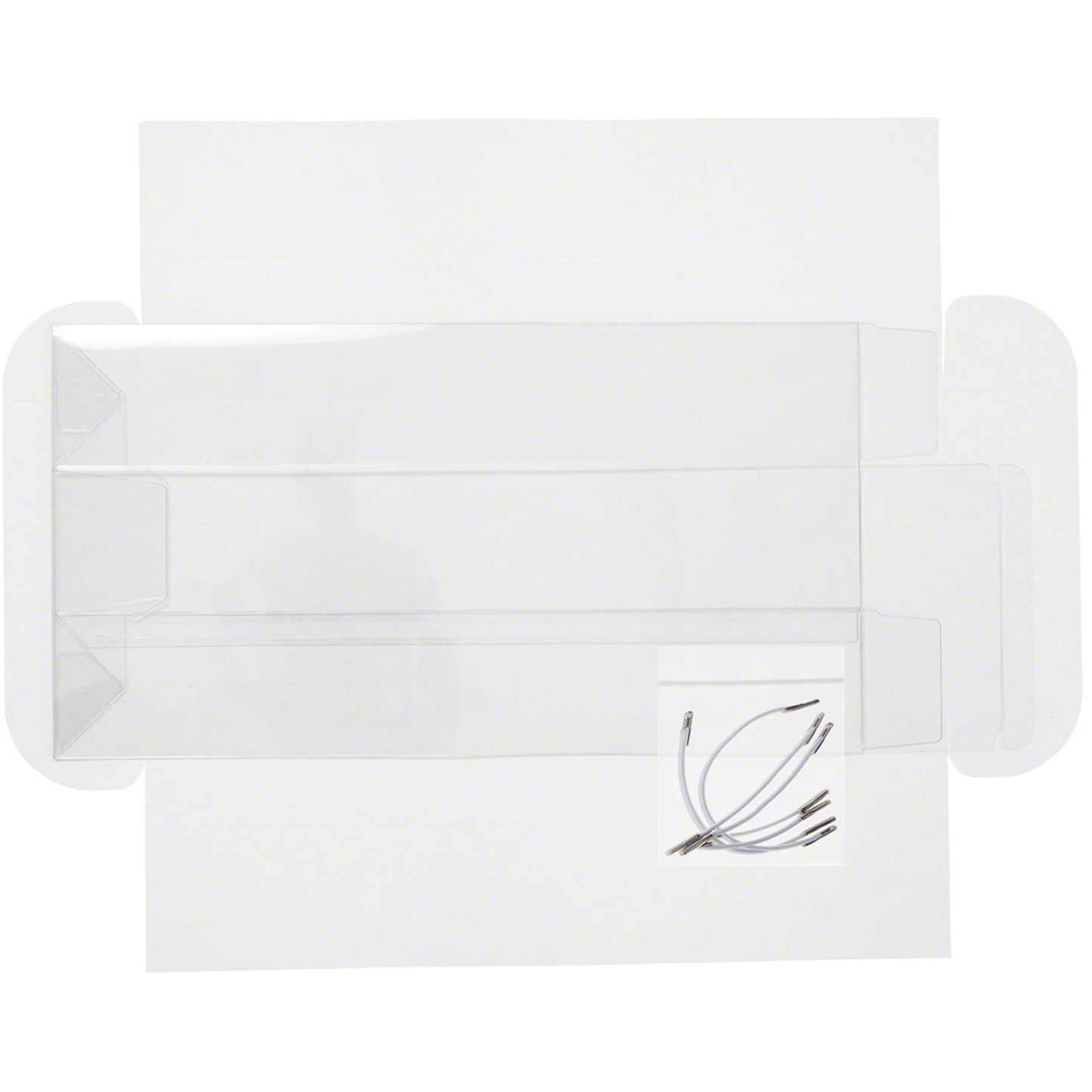 Collecting Warehouse Redoll Clear Folding Display Box With White Liners And White Elastic For 11-12 Inch Dolls Or Action Figures