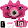 Gkidz Kids Camera For Boys & Girls Toy Camera Age 3-12 Years Old Young Photographers With 64Gb Sd Card, Hanging Belt & Durable Silicone Case Ideal Gift For Kids | Camera For Kids | Toddler Camera