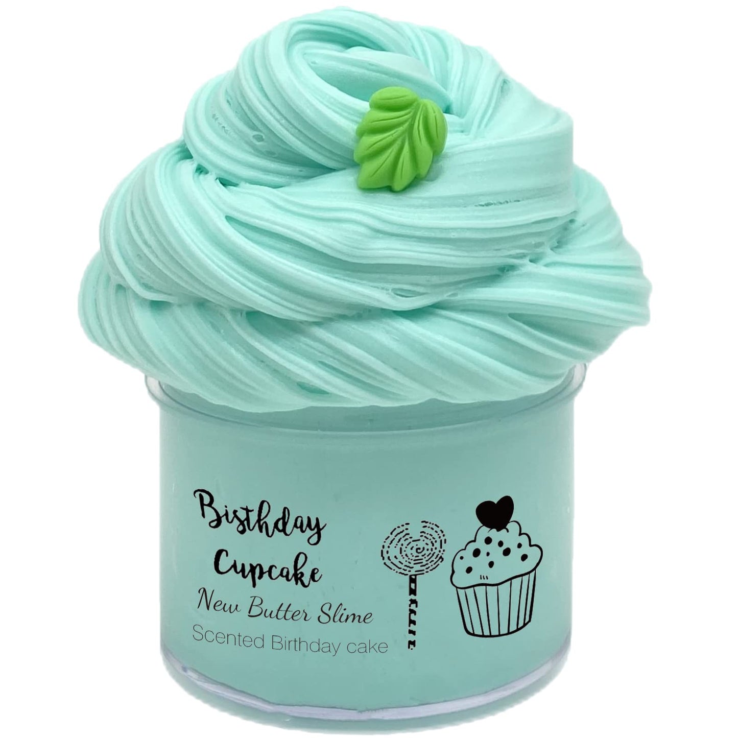 Butter Slime Upgraded Mint Slime With Charms, Scented Sludge, Non-Sticky, Stress Relief Toy For Girls And Boys (200Ml)