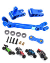 ARRCat Upgrades Parts Aluminum Steering Parts Set for 1/10 Arrma Granite 4X4 3S BLX,Senton 4X4 3S BLX/Big Rock 4X4/Typhon 4X4 3S