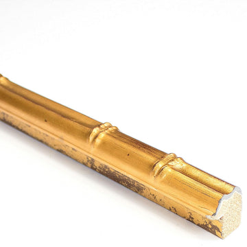 11.25X38.25 Puzzle Frame Kit With Glue Sheets | Gold Bamboo Picture Frame | Real Wood With Uv Resistant Acrylic Front | Made To