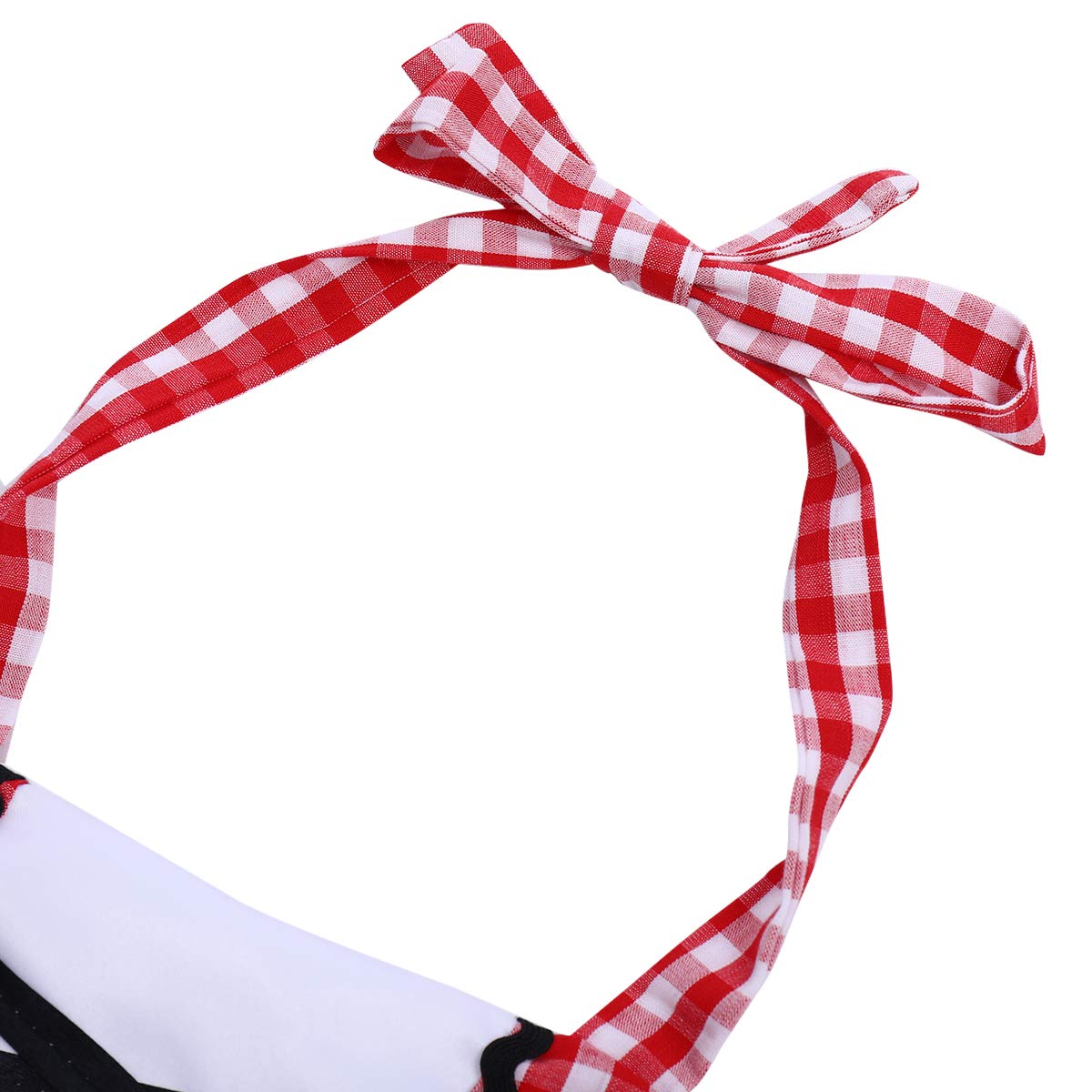 Little Red Riding Hood Costume For Girls Baby Toddler 1St 2Nd Halloween Outfit Fancy Cosplay Deluxe Storybook Plaid Maid Apron Dress Up Cape Cloak Kids Fairy Tale Princess Party Supply 6-12 Months
