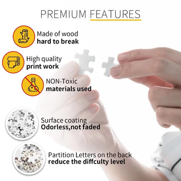 Nichpedr Jigsaw Puzzles You Are My Sunshine Black Cat With Sunflower Wooden Puzzles For Adults 500 Piece Kids Puzzles Toys Gift