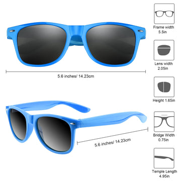 Fepito 30 Pieces Bulk Party Sunglasses For Birthday Party Supplies Treat Bag Fillers For Beach Pool Party Toys, Blue