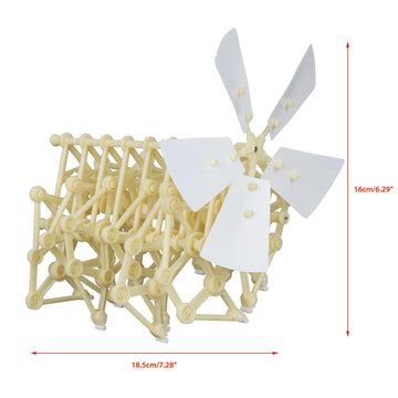 Heebie Jeebies Wind Walker Stem Activity- Mini Jansen Strandbeest Diy Model Kit Sculpture- Develop Problem-Solving, Creative Thi