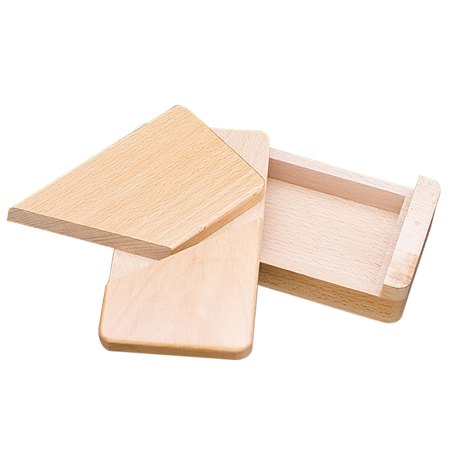 Impossible Puzzle Box Secret Money Box Mini 3D Brain Teaser Toy Cash Card Boxes Surprise Wooden Magic Box