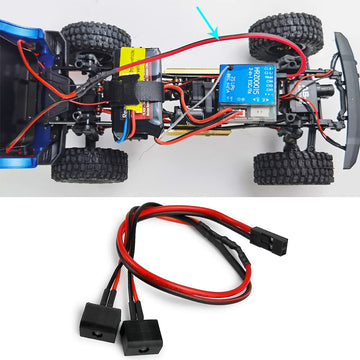 1/24Th Rc Taillight Red Led Rear Lights Lamp Upgrade For 1:24 Axial Scx24 Axi00006 Bronco Rc Truck Car