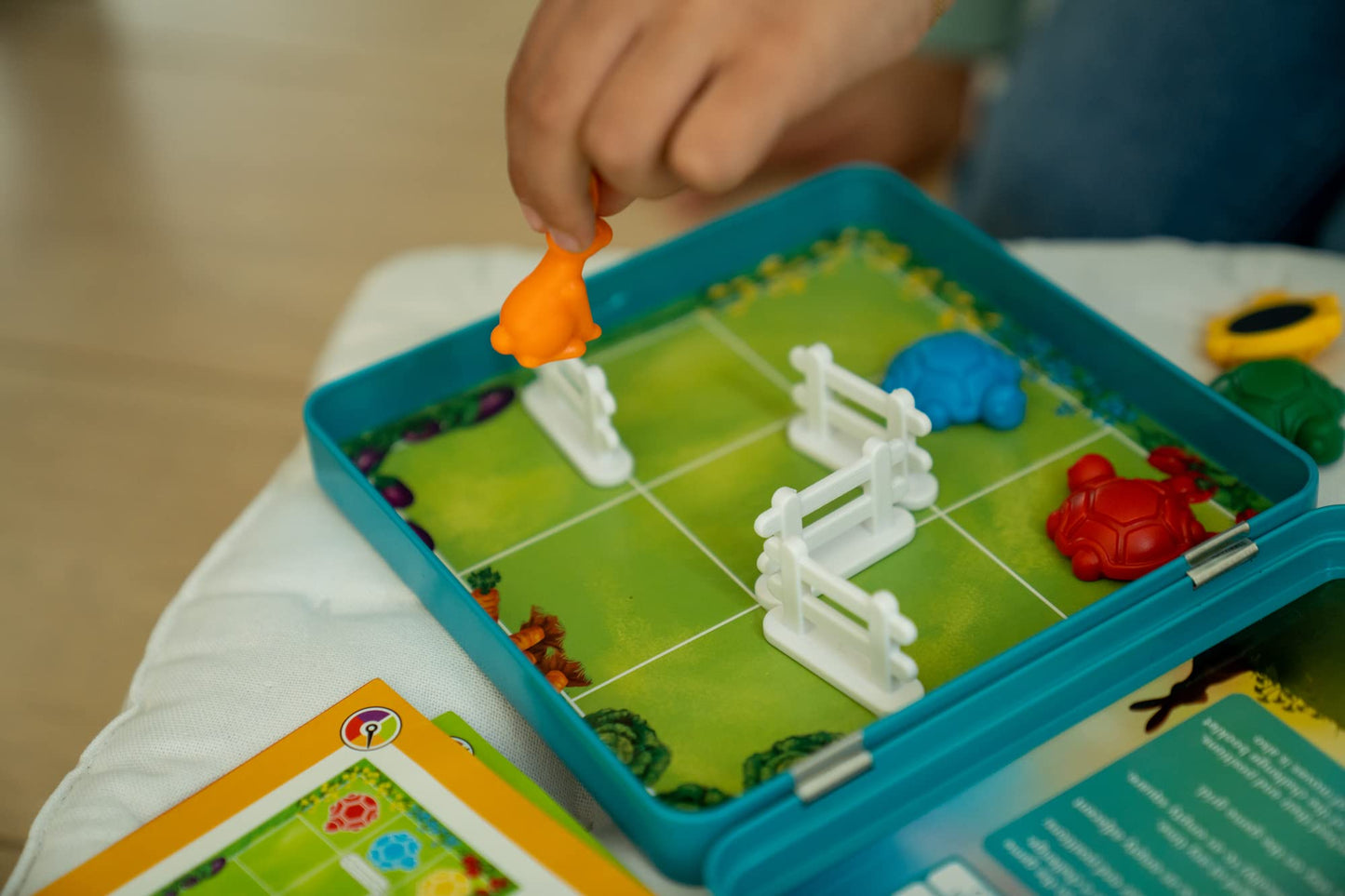 SmartGames Turtle Tactics Metal Box Travel Game with 48 Challenges for Ages 5 - mature-themed