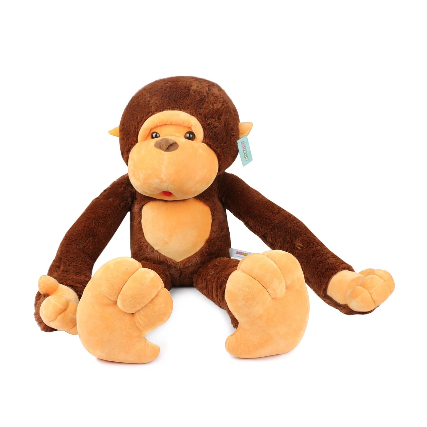Joyfay 43" Giant Monkey Gorilla Plush Toy - Brown, 100% New Materials, Model JFTOY00047