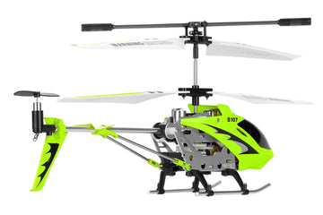 Syma S107G 3 Channel Rc Radio Remote Control Helicopter With Gyro - Green