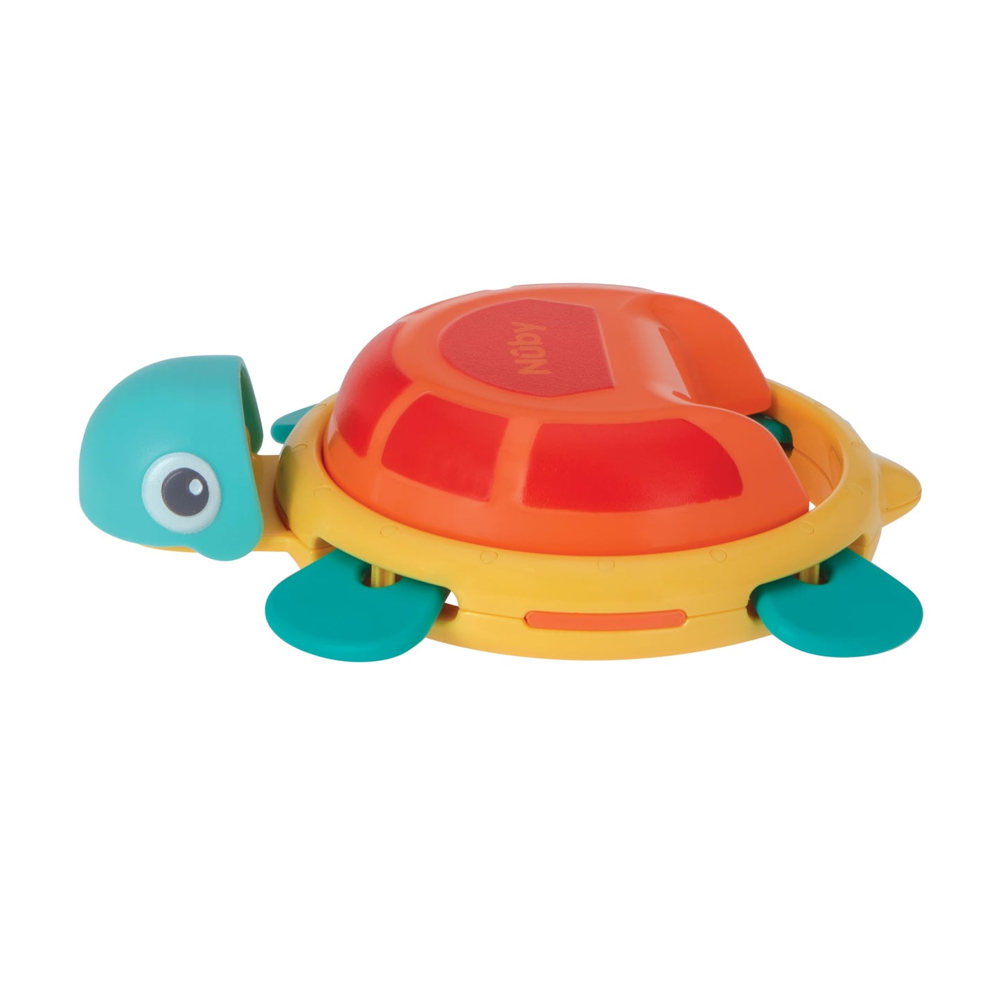 Nuby Turtle Tambourine Bath Toy And Musical Instrument - Baby Bath Toy - 12+ Months