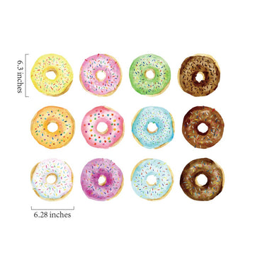 CC HOME Donut Theme Party Banner/Donut Party Decorations/Donut Birthday Party Decorations Supplies for Christmas Party,Happy New