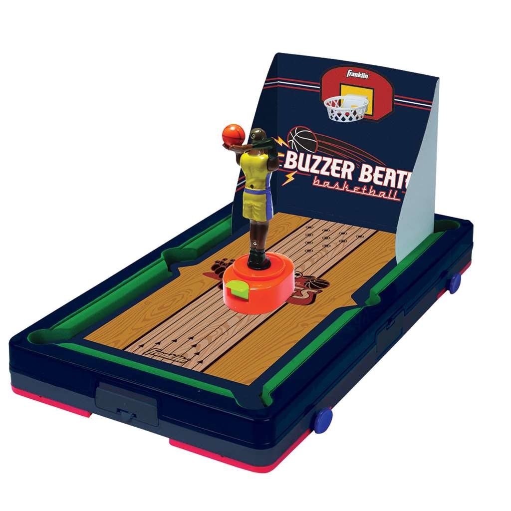 Franklin Sports Table Top Sports Game Set - 5-In-1 Sports Center Indoor Sports Games - Tabletop Soccer, Basketball, Hockey, Bowl
