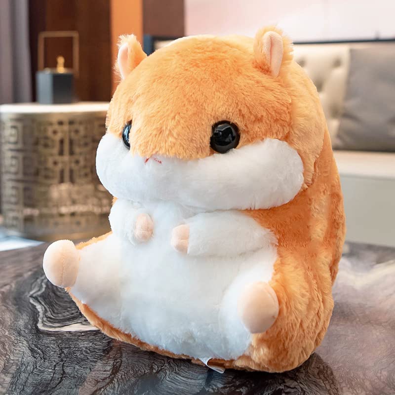 Wgxzyq Hamster Plushie Toy - 15.6inch Brown Stuffed Animal Gift for Kids