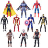 Lisuno Super Hero Series Exclusive Figure Set, 10 Collectible 6.7-Inch Action Figures - Limited Set Holiday Toy Gift For Kids -