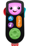Fisher-Price Laugh & Learn Stream & Learn Remote, Electronic Pretend Tv Remote Toy With Lights And Educational Content For Infants And Toddlers