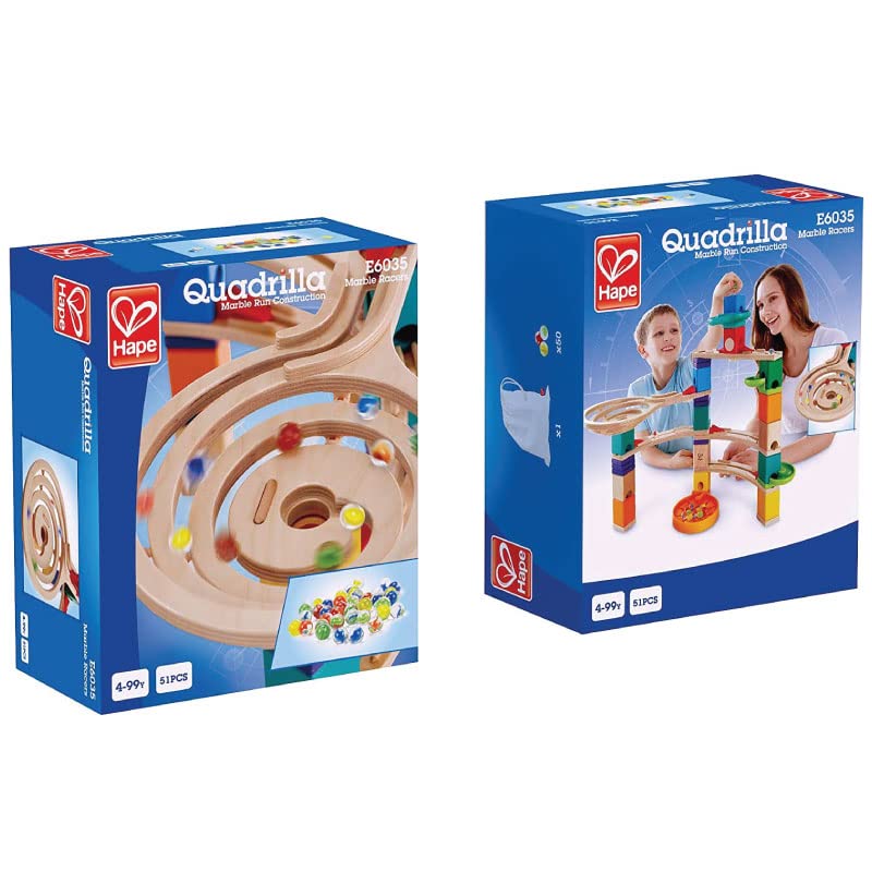Hape Quadrilla Marble Racers Add-On Bag Of 50 Marbles, 50Piece