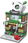 Brick Loot Mini City Coffee Shop Set - 208 Pieces, Multicolor, Plastic, Compatible with Major Building Block Brands, Model BL-208