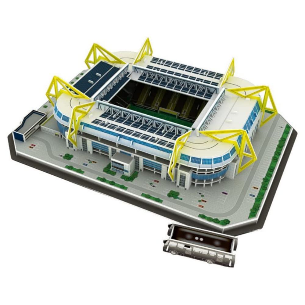 Classic Football Stadium Puzzle,3D Puzzle Soccer Club Venues,3D Paper Model Building Puzzle Kit, Soccer Stadium Souvenir Gift,Ha
