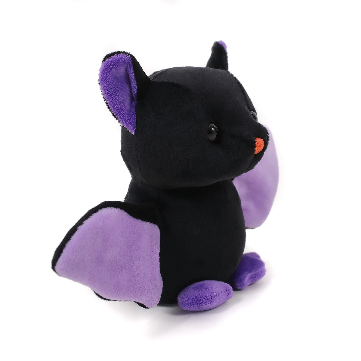 Plushland Halloween Black Bat Stuffed Animal Plush Toys,Soft Toy Gifts For Kids 7 Inch
