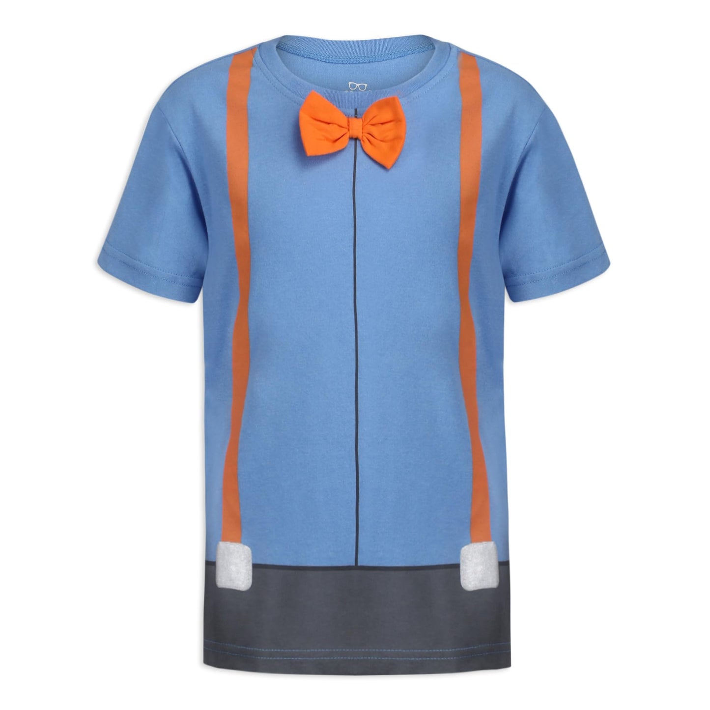 Blippi Boys’ Roleplay T- Shirt And Hat Set For Toddler, Little And Big Kids – Blue/Orange