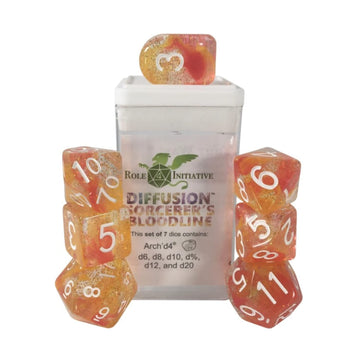 Role 4 Initiative Diffusion Poly Set - Sorcerer'S Bloodline W/Numbers (7)