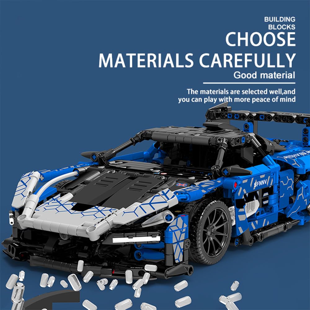 Mesiondy Sports Car Building Blocks Toys Adults Kits
