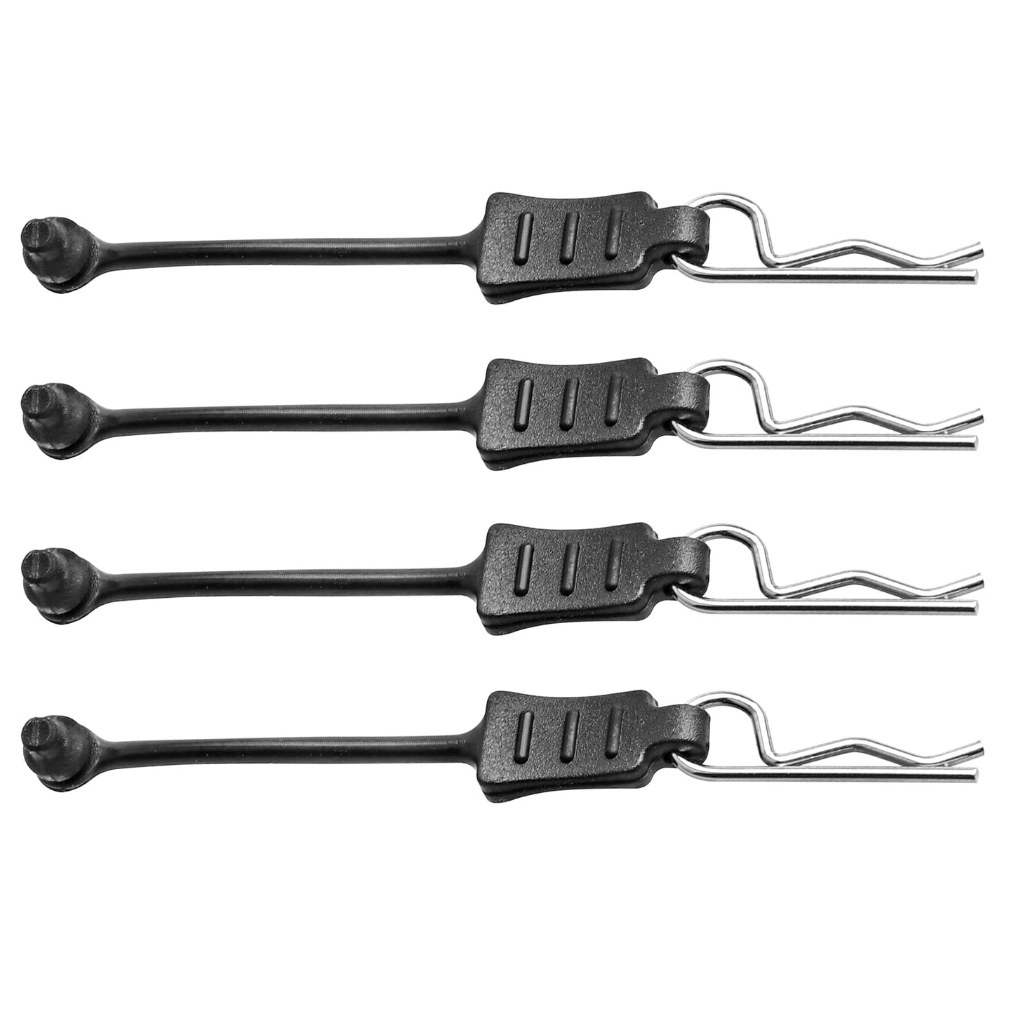 20pcs HobbyPark Universal 1/16 1/18 RC Car Body Clips and Pull Tabs Retainer Small R Pins for SCX24 TRX4M RC Vehicles Truck Bugg