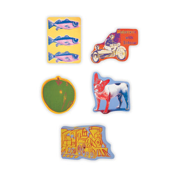 Mudpuppy Andy Warhol Wooden Magnetic Shapes