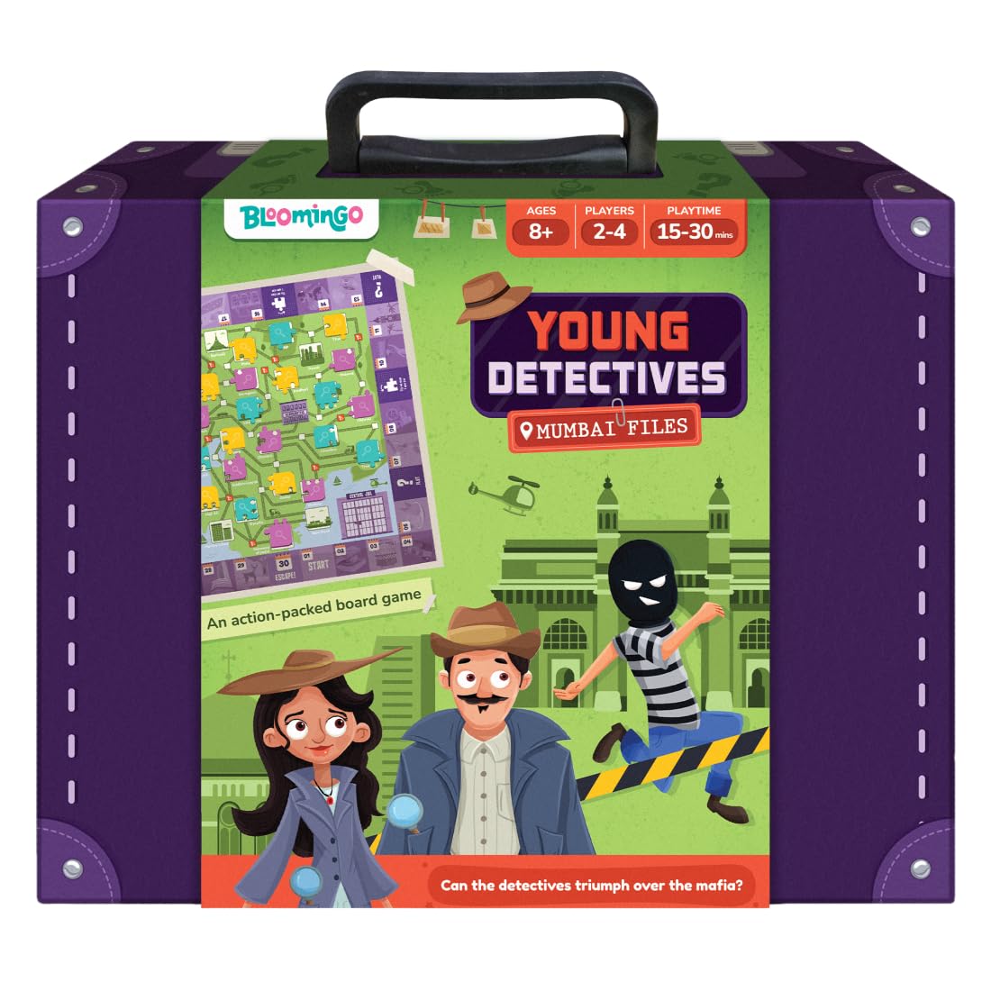 Bloomingo Pretend Play Kit Young Detective Mumbai Files: Become A Detective & Solve Thrilling Mysteries In Mumbai;Adventurous De