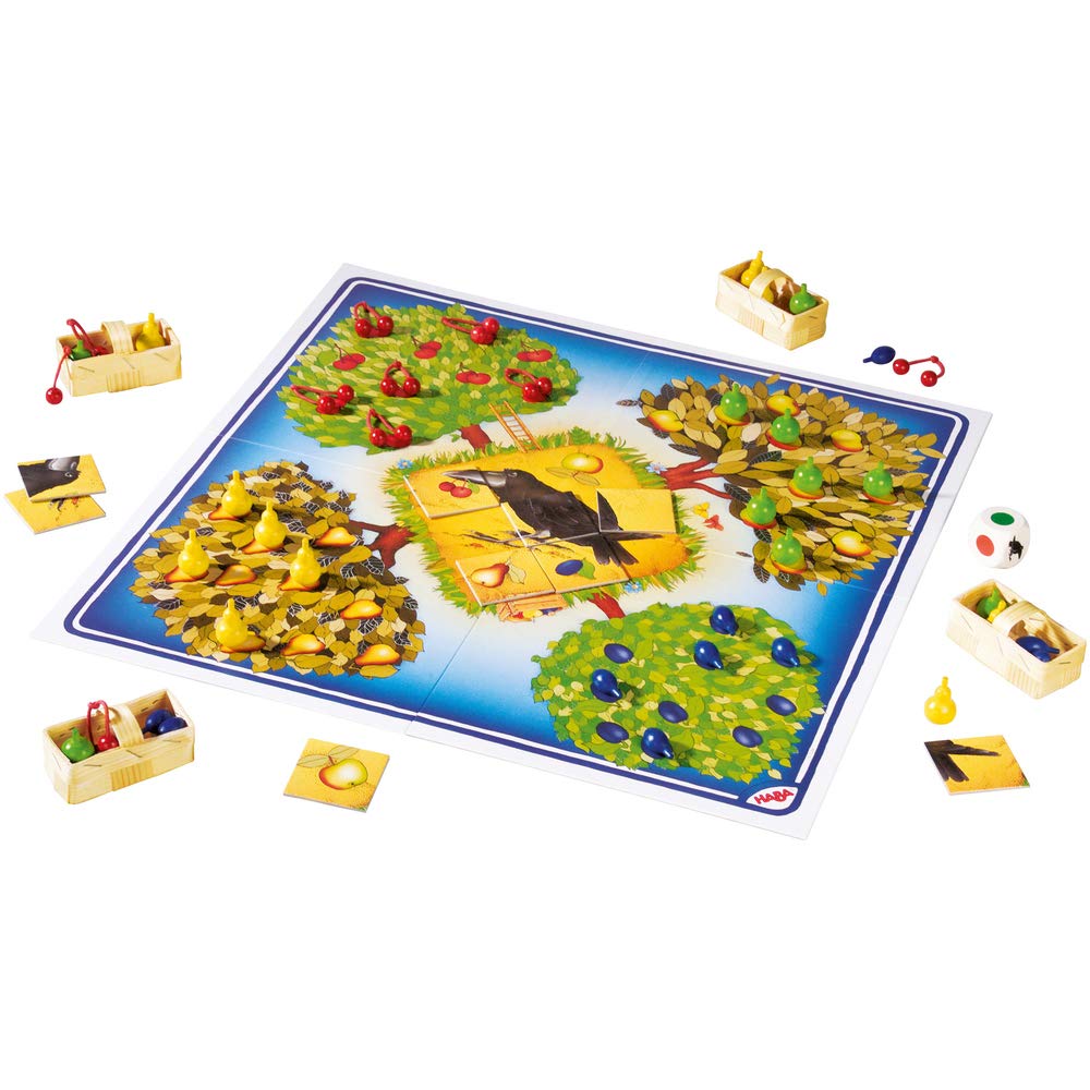 HABA Orchard Game - Classic Cooperative Board Game for Ages 3+ - Made in Germany - Multicolor - Model 3103