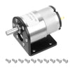 Dmiotech Micro Dc 12V 100Rpm Geared Motor With Bracket Gear Reduction Motors 37Mm Diameter Gearbox Micro Speed Reduction For Rc