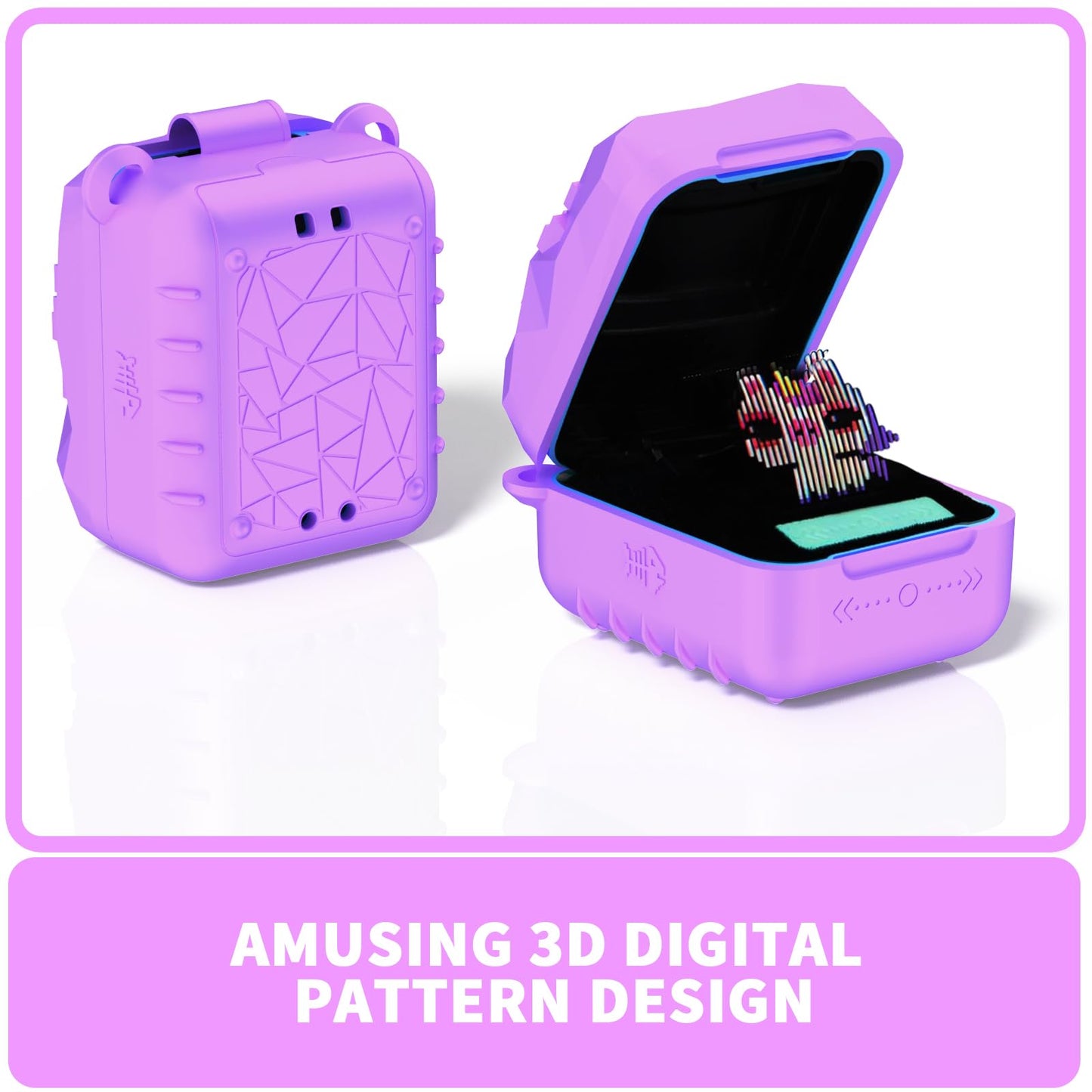 Soft Silicone Case for Bitzee Magicals Interactive Toy Digital Pet, Shockproof and Protective Carrying Case for Bitzee Magicals