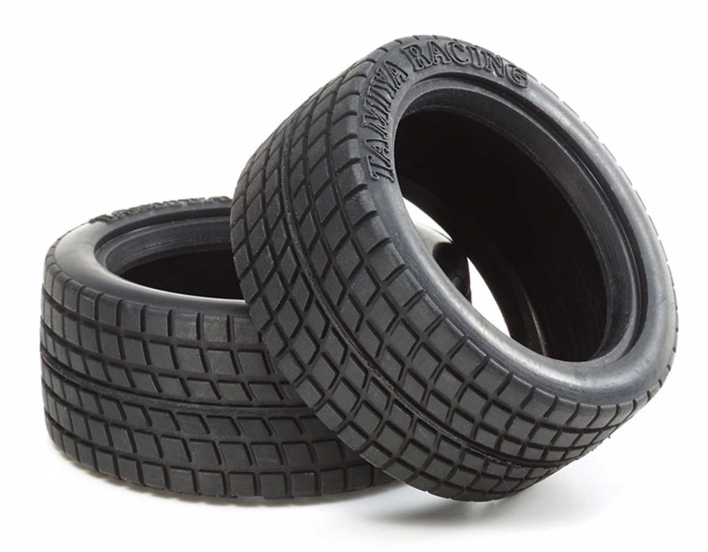 Tamiya TAM50568 300050568 M-Chassis Tread Tyre (2) Construction, 54 x 24 mm