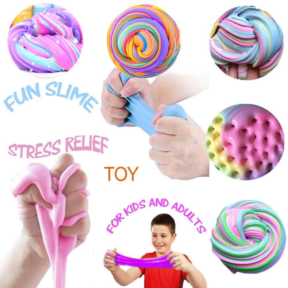52 Pack Butter Slime Kit, Scented Slime Supplies Kit For Girls And Boys, Stress Relief Toy For Kids Education, Party Favor, Gift And Birthday