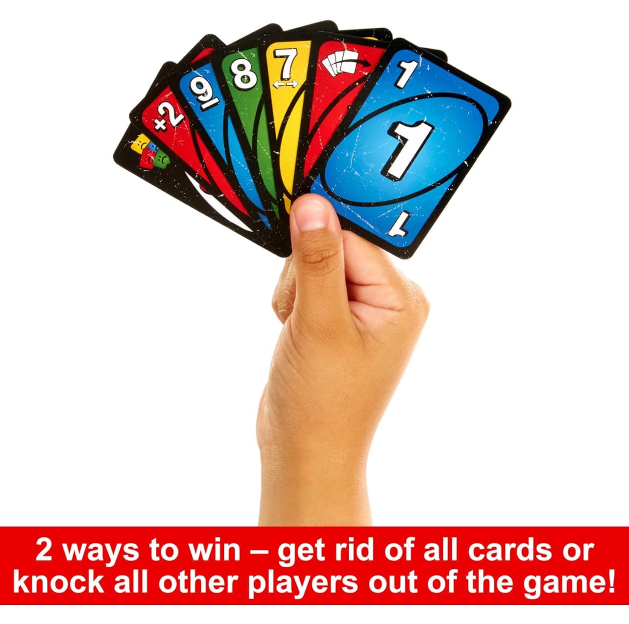 Xtacy Uno Mattel Games Uno Show Em No Mercy Card Game For Kids, Adults & Family Night With Extra Cards, Special Rules & Tougher