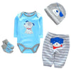 Reborn Baby Dolls Clothes Boy Blue Outfits For 20'- 22' Reborn Doll Boy Clothing