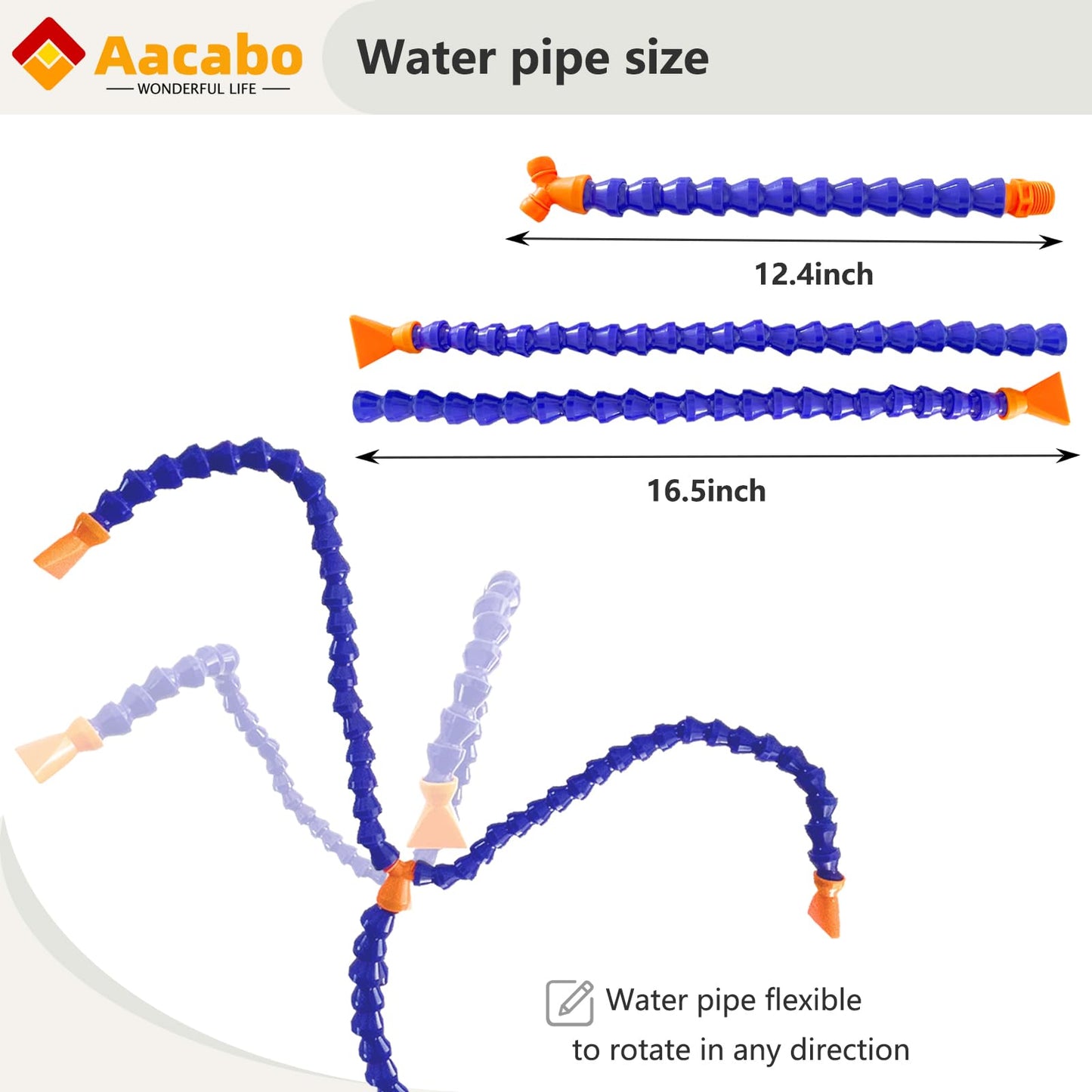 Aacabo Two Way Water Table Pump,Water Table Pump,Kids Water Table Accessories,Fun Summer Outdoor Water Game Toys For Kids