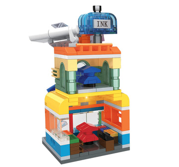 Brick Loot Exclusive Mini City Art School Supply Store - Custom Designed Model - Compatiable With All Major Building Block Brands - 220 Pieces
