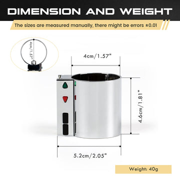 CUSTOM SABER Light Saber Accessories Metal Hilt Parts Control Button Box for Luke Saber, Hilt Decoration, DIY Accessories to Bui