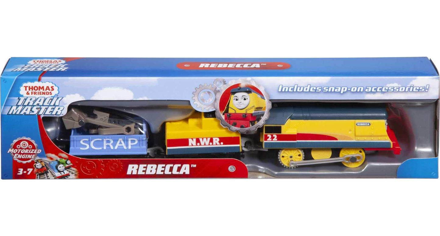 THOMAS & FRIENDS Trackmaster Rebecca - Multicolor Train Engine Model FXX57, Durable PP Material