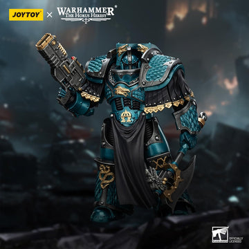 malt-inspiredISE JOYTOY 1/18 Action Figures - Warhammer The Horus Heresy Alpha Legion Lernaean Terminator with Volkite Charger - 5 Classic Character Collectible Age 15 and Above