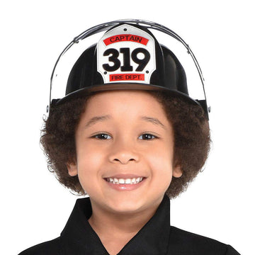 Firefighter Costume Set - Medium (8-10) - Includes Jacket, Helmet, & Pants - Perfect For Halloween & Dress-Up Fun