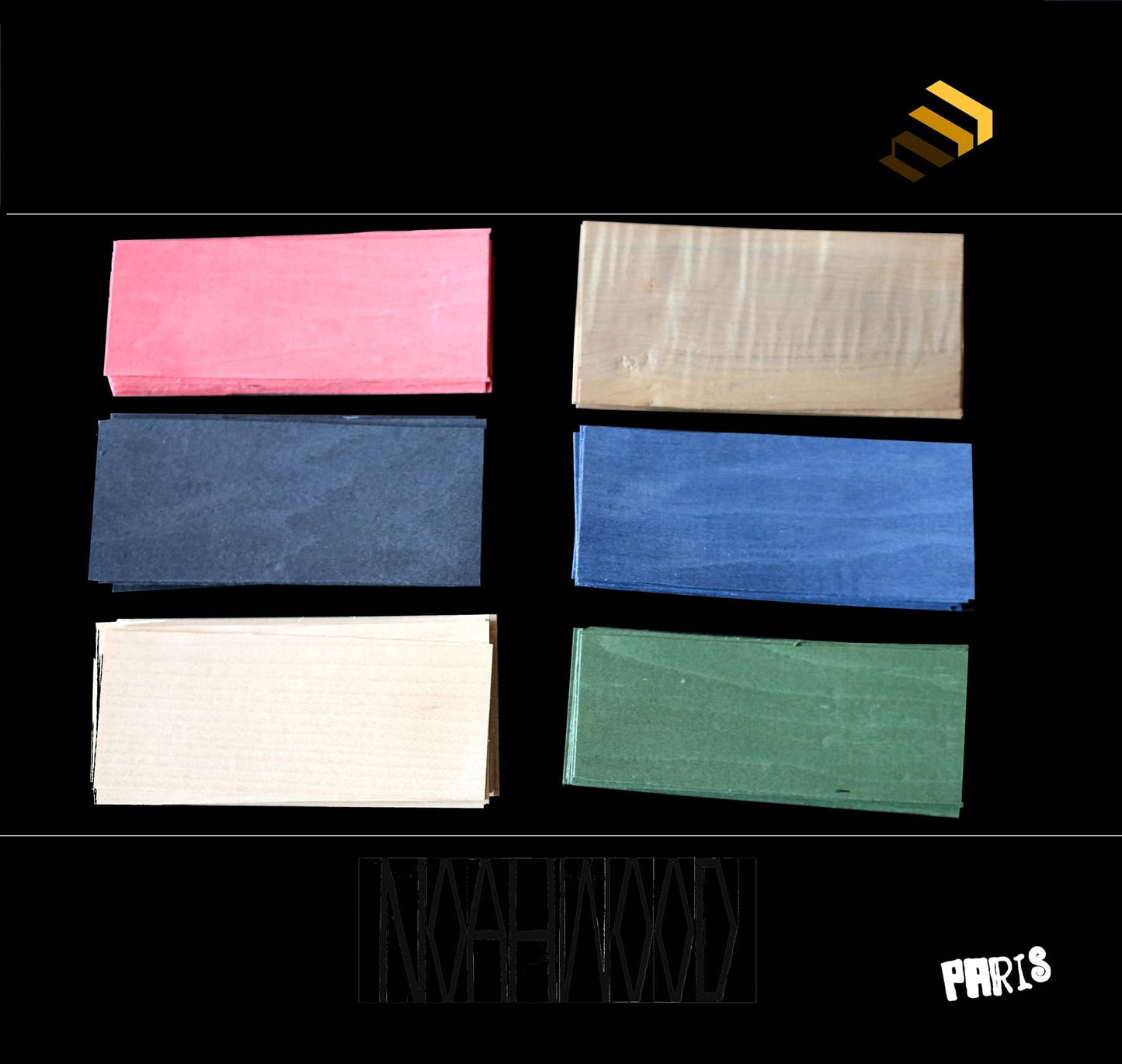 Noahwood Fingerboards 8.0 Deck 100Mm X 33Mm (White-Red) Deck