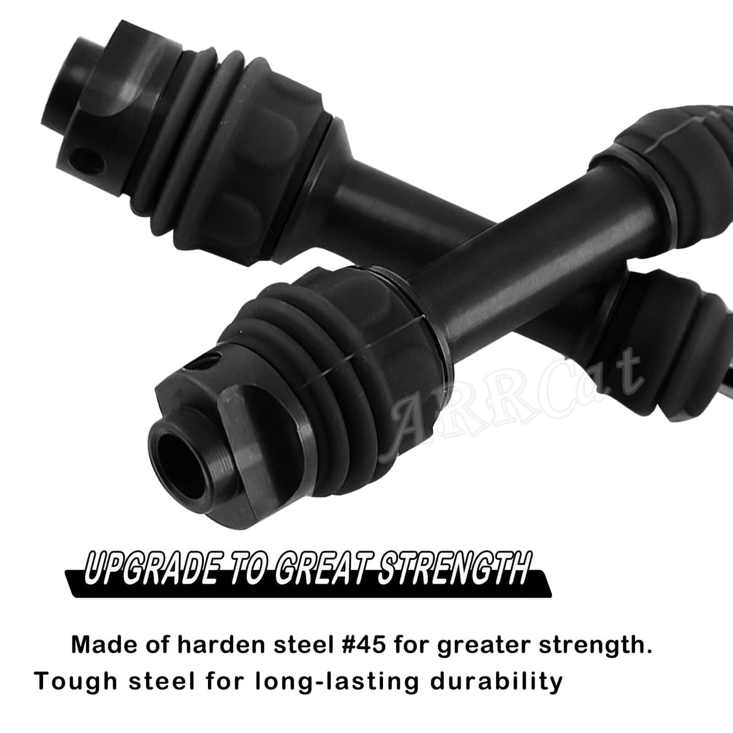Drive Shaft CVD Axles Upgrades for 1/10 Slash VXL 4x4 Rustler Stampede Hoss VXL 4x4 4WD,4Pcs Front Rear Transmission Driveshaft