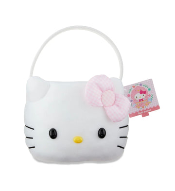 Megatoys Hello Kitty Plush Easter Basket, White